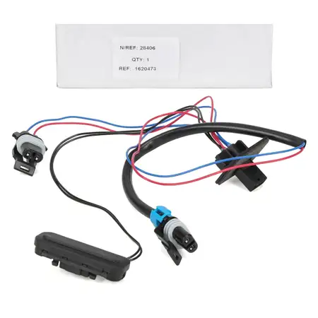 3RG Taster Heckklappe Heckklappenschalter f&uuml;r OPEL Meriva B S10 Gro&szlig;raumlimousine