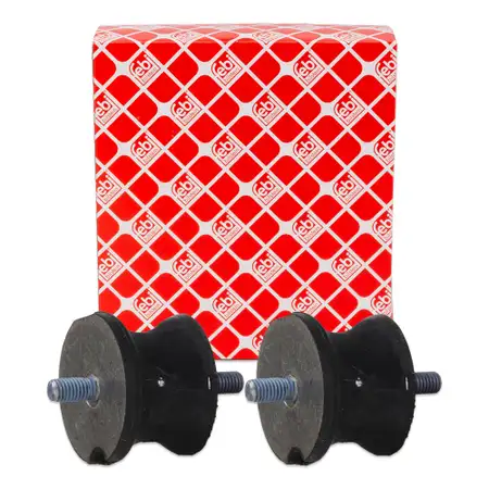 2x febi 06624 Getriebelager f&uuml;r BMW E81-88 E36 E46 E90-93 E34 E39 X1 22316799330