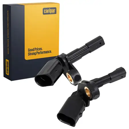 2x CARIPAR ABS Sensor Raddrehzahl f&uuml;r VW Golf 5 6 Passat B6 Tiguan Touran AUDI 8P hinten