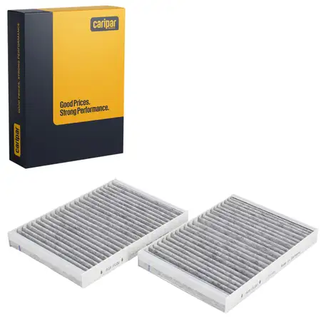 CARIPAR Cabin Air Filter and Activated Carbon Filter Set for Mercedes S-Class W221 W222 2218300718