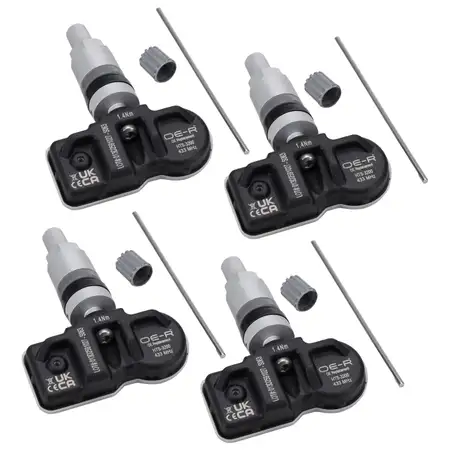 4x CARIPAR Reifendrucksensor f&uuml;r FORD B-/C-Max Fiesta 6 Focus 3 Kuga 2 Mondeo 5 2562276