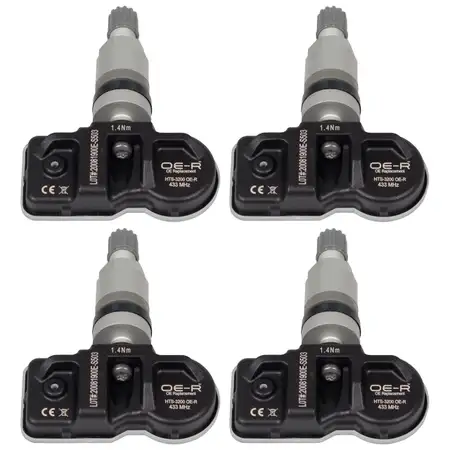 4x CARIPAR Reifendrucksensor Luftdrucksensor f&uuml;r OPEL Insignia B bis 2019 13597645