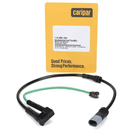 CARIPAR Warnkontaktkabel f&uuml;r BMW F40 F45 F46 X1 F48 X2 F49 MINI 07.2019 vorne 34351543830