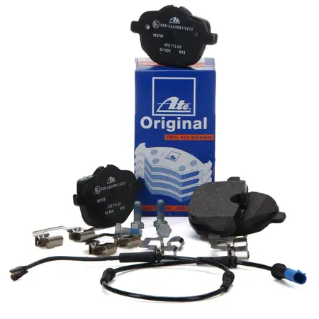 ATE Original Bremsbel&auml;ge + Warnkontaktsensor f&uuml;r BMW X5 xDrive25d/30d Mild Hybrid hinten