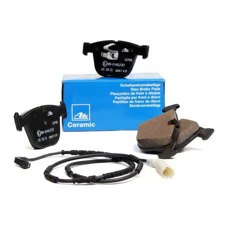 ATE Ceramic Bremsbel&auml;ge + Warnkontaktsensor f&uuml;r BMW 1er E82 1M 3er E90 E92 M3/GTS hinten