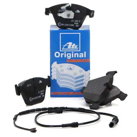 ATE Original Bremsbel&auml;ge + Warnkontaktsensor f&uuml;r BMW 5er F10 F11 528i 530i 520-530d vorne