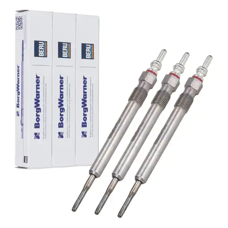 3x BERU GE133 0100266040 Gl&uuml;hkerze f&uuml;r VW Polo 5 SEAT Ibiza 4 SKODA Fabia 2 1.2/1.4 TDI