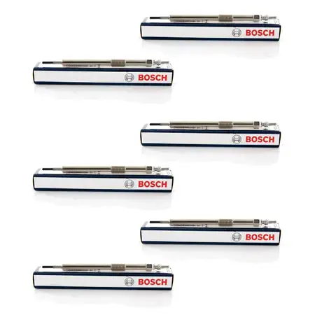 6x BOSCH GLP154 8200561251 Gl&uuml;hkerze f&uuml;r RENAULT Laguna 3 Latitude 3.0 dCi