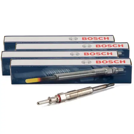 4x BOSCH GLP070 0250402002 Gl&uuml;hkerze f&uuml;r BMW E87 E46 E90 E91 E60 E61 X3 E83 M47 N47