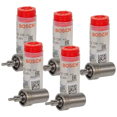 5x BOSCH 0434250128 Einspritzd&uuml;se Zapfend&uuml;se f&uuml;r MERCEDES OM602 DIESEL 0010174912