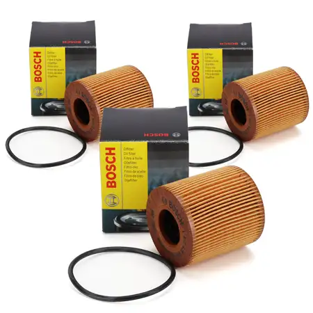 3x BOSCH 1457429249 &Ouml;lfilter f&uuml;r CITROEN FIAT FORD JAGUAR MINI OPEL PEUGEOT TOYOTA VOLVO