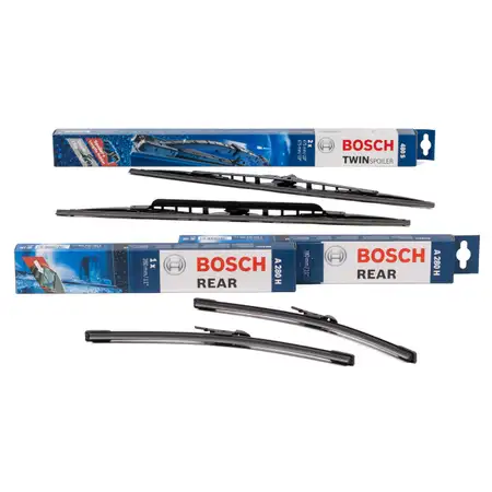BOSCH 480S + 2x A280H Scheibenwischer f&uuml;r MINI Clubman R55 vorne + hinten