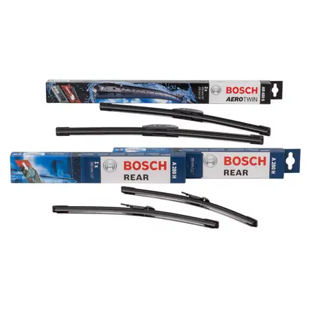 BOSCH AR450S + 2x A280H Scheibenwischer f&uuml;r MINI Clubman R55 vorne + hinten