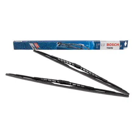 BOSCH 702 TWIN Windshield Wiper Set 700/650 mm for Peugeot 307 + Station Wagon + Front Wipers