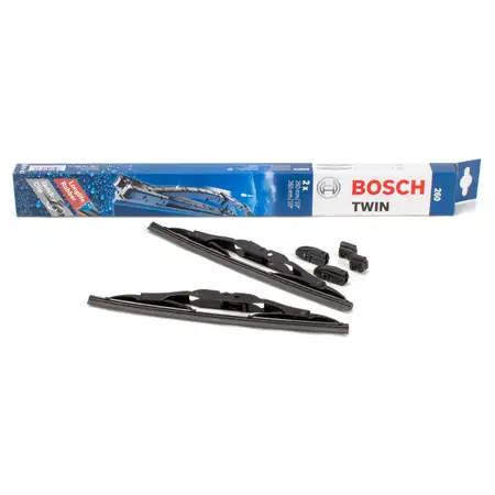 BOSCH 260 TWIN Scheibenwischer Satz 260/260mm f&uuml;r VW Kaefer CITROEN 2CV TRABANT P601 vorne