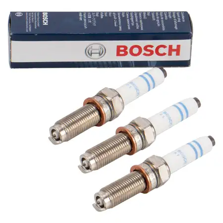 3x BOSCH YA5NII3320 Z&uuml;ndkerze f&uuml;r VW Golf 8 Polo 6 A1 A3 Ibiza Leon Octavia Scala 1.0 TSI