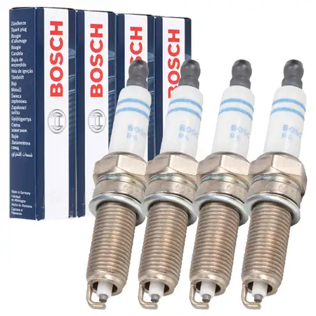4x BOSCH 0242135527 YR7NE Z&uuml;ndkerze f&uuml;r HYUNDAI Accent i30 Cee'D Rio Soul Venga 1.4 .16