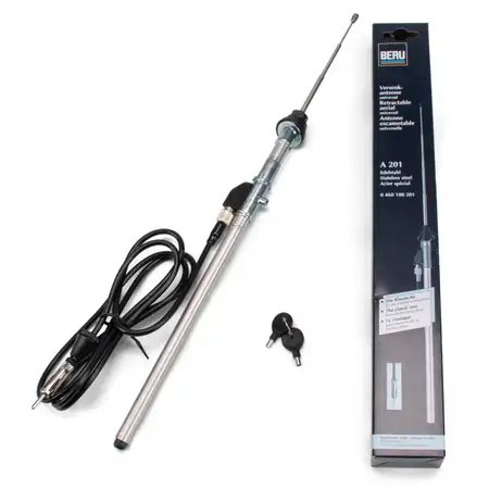 BERU A201 Antenne Versenkantenne Manuell f&uuml;r ALFA FIAT AUDI FORD OPEL SKODA VOLVO RENAULT