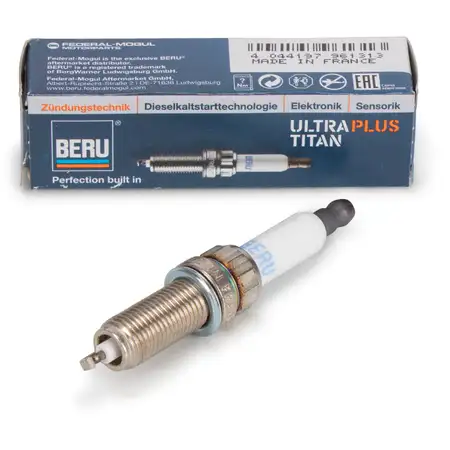 BERU UPT16P Z&uuml;ndkerze ULTRA PLUS TITAN f&uuml;r BMW F20 F30 MINI R56 CITROEN C4 C5 3 PEUGEOT