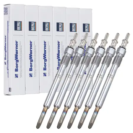 6x BERU GN003 0100226379 Gl&uuml;hkerze f&uuml;r MERCEDES W210 W211 W220 280/320 CDI OM613 OM648