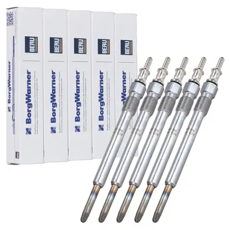 5x BERU GN003 0100226379 Gl&uuml;hkerze f&uuml;r MERCEDES W203 W210 W211 W461 W463 OM612 OM647