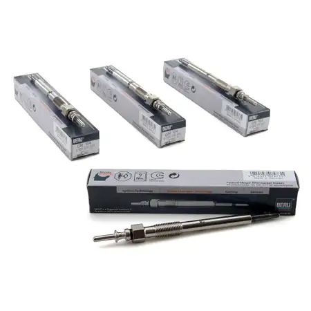 4x BERU GN104 0100226497 Gl&uuml;hkerze f&uuml;r OPEL Astra G H J Corsa C D Zafira B 1.7 DIESEL