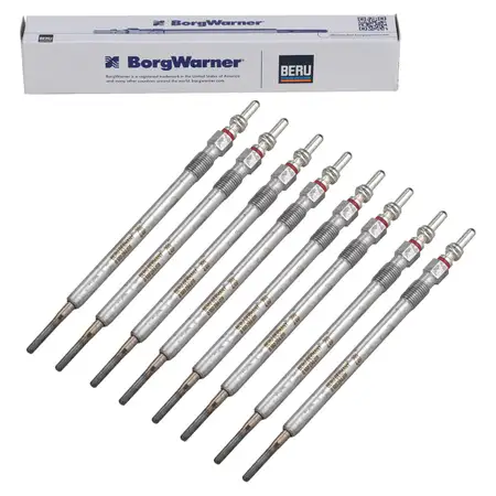 8x BERU GE105 0100266011 Glow Plug for MERCEDES W211, X164, W164, W221 420/450 CDI OM629