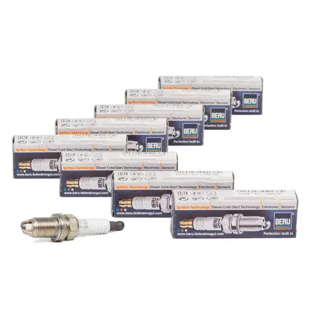 8x BERU Z14 0001335732 Z&uuml;ndkerze f&uuml;r BMW 5er E34 7er E32 E38 8er E31 V8