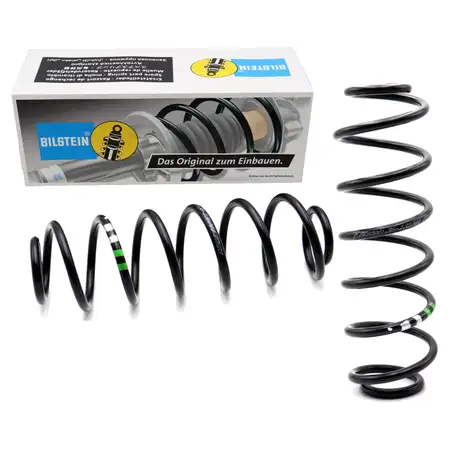 2x BILSTEIN B3 36-131044 Fahrwerksfeder f&uuml;r AUDI 8L1 Standard Fahrwerk hinten 1J0511115L