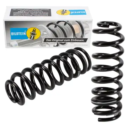 2x BILSTEIN B3 36-165599 Fahrwerksfeder f&uuml;r MERCEDES M-Klasse GLE W164 hinten 1643240204