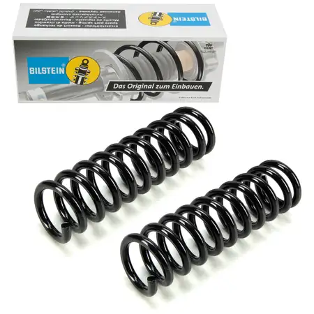 2x BILSTEIN B3 36-226009 Fahrwerksfeder f&uuml;r MERCEDES-BENZ W124 S124 C124 hinten 1243241204