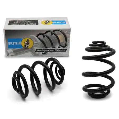 2x BILSTEIN B3 38129230 Fahrwerksfeder f&uuml;r BMW 3er Standard Fahrwerk hinten 33531095692