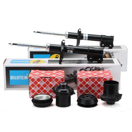 2x BILSTEIN B4 Sto&szlig;d&auml;mpfer + febi Federbeinlager f&uuml;r OPEL Combo Meriva A vorne
