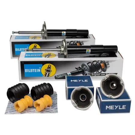 2x BILSTEIN B4 Sto&szlig;d&auml;mpfer + Staubschutz + Federbeinlager f&uuml;r BMW 5er E60 E61 vorne