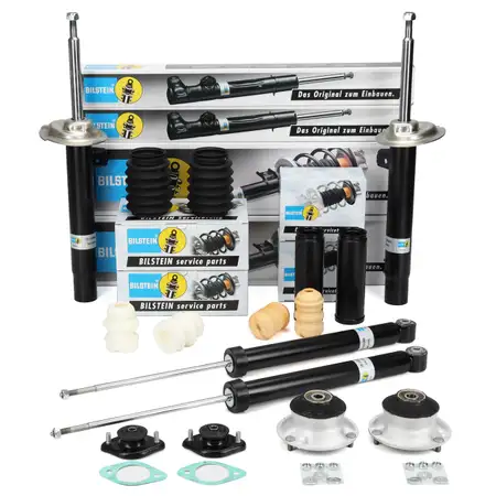 4x BILSTEIN B4 Sto&szlig;d&auml;mpfer Staubschutz Domlager f&uuml;r BMW Limo mit M-Technik vorne + hinten