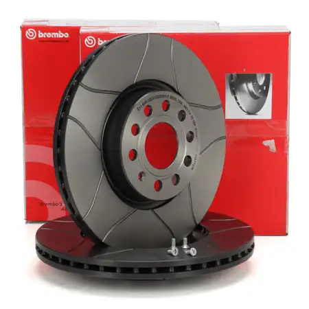 Brembo MAX LINE Bremsscheiben Satz f&uuml;r AUDI A3 8P 8V Q3 VW Golf 5 6 7 Passat B6 B7 vorne