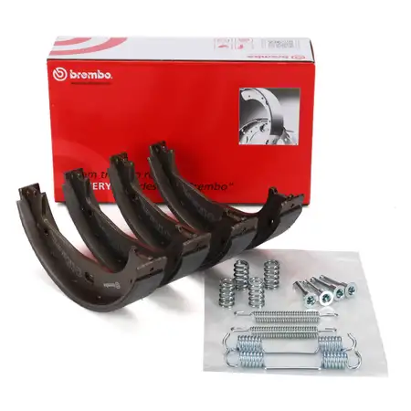 BREMBO Bremsbacken + Zubeh&ouml;r Satz f&uuml;r BMW 3er E36 316-328i 318tds 325td/tds Z1 Z3 1.8-3.0i