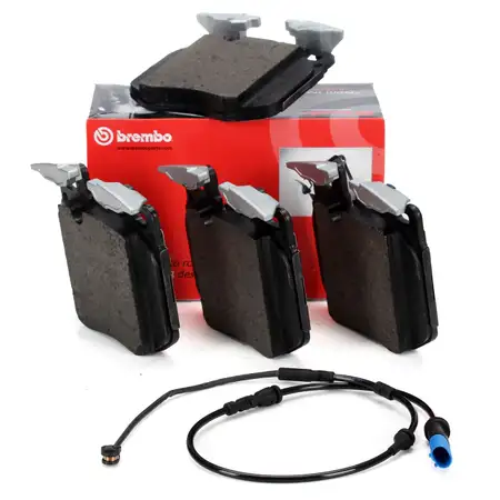 BREMBO P06106 Brake Pads + Warning Contact Sensor for BMW X3M F97 and X4M F98 (up to October 2019) &ndash; Front