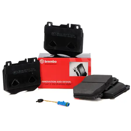 BREMBO P50120 Bremsbel&auml;ge + Wako f&uuml;r MERCEDES W205 C257 W213 X253 C253 vorne
