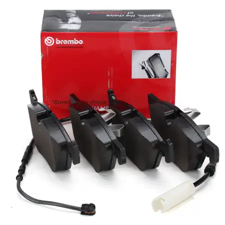 BREMBO P06040 Bremsbel&auml;ge + Warnkontakt f&uuml;r BMW 1er E81-88 3er E90-93 ab 03.2010 vorne