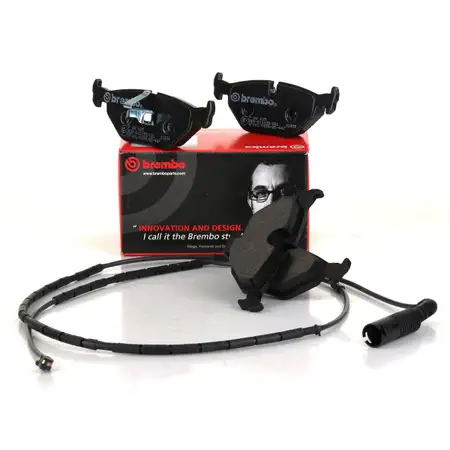 BREMBO P06025 Bremsbel&auml;ge + Wako f&uuml;r BMW 3er E46 316-328i 318d 320d hinten