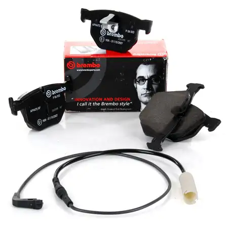 BREMBO P06033 Bremsbel&auml;ge + Wako f&uuml;r BMW 5er E61 Touring 520-530i 520-530d hinten