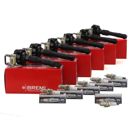 6x BREMI Zündspule + BERU Z14 Zündkerze für BMW 3er E36 5er E39 7er E38 Z3 M50 M52 6x BREMI Zündspule + BERU Z14 Zündkerze für BMW 3er E36 5er E39 7er E38 Z3 M50 M52