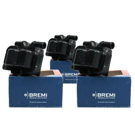 3x BREMI 20157 Z&uuml;ndspule f&uuml;r SMART City-Coupe ForTwo Cabrio 450 0.6 0.7 0003100V005