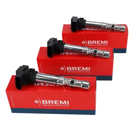 3x BREMI 20116 Z&uuml;ndspule Z&uuml;ndmodul f&uuml;r VW Polo 9N Fox SEAT Ibiza 3 1 2 1.2 03D905715A