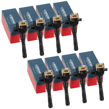 8x BREMI 11856T Zündspule für BMW 5er E34 530/540i V8 7er E32 E38 730/740i V8 840i 1703359 8x BREMI 11856T Zündspule für BMW 5er E34 530/540i V8 7er E32 E38 730/740i V8 840i 1703359