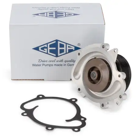 GEBA K&uuml;hlmittelpumpe f&uuml;r MERCEDES W204 W211 Vito W639 OM642 JEEP Commander 3.0 CRD