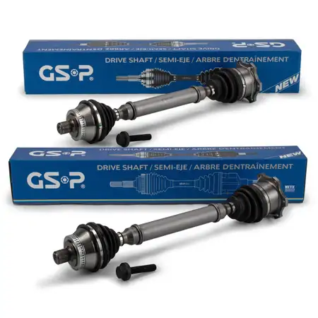 2x GSP Drive Shaft for AUDI A4 B5, A6 C5, VW Passat 3B, and SKODA Superb (Front)