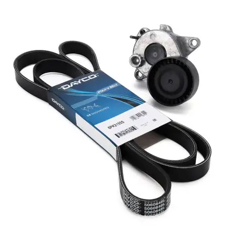DAYCO 6PK2155S Keilrippenriemen + Spanner f&uuml;r MERCEDES W204 W212 X204 R172 CDI OM651