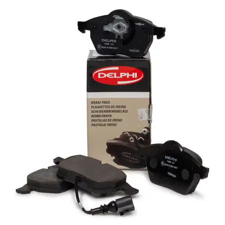 DELPHI Bremsbel&auml;ge + Wako f&uuml;r AUDI A3 8L TT SEAT SKODA Octavia VW Bora Golf 4 vorne